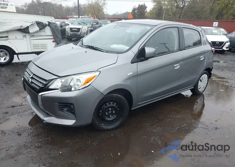 2021 Mitsubishi Mirage Carbonite Edition/Es/Le z USA, uszkodzony, nr VIN ML32AUHJXMH003668